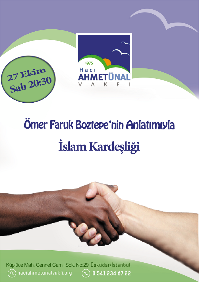 İslam Kardeşliği Seminerimize Davetlisiniz